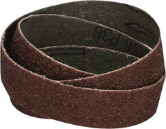 Tru-Maxx - 1" Wide x 30" OAL, 36 Grit, Aluminum Oxide Abrasive Belt - Aluminum Oxide, Very Coarse, Coated, X Weighted Cloth Backing - USA Tool & Supply