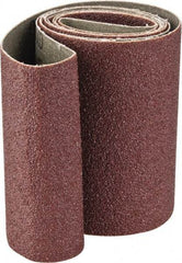 Tru-Maxx - 4" Wide x 60" OAL, 60 Grit, Aluminum Oxide Abrasive Belt - Aluminum Oxide, Medium, Coated, X Weighted Cloth Backing - USA Tool & Supply