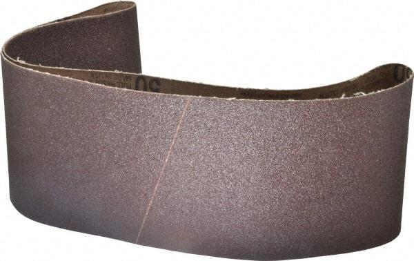 Tru-Maxx - 6" Wide x 48" OAL, 50 Grit, Aluminum Oxide Abrasive Belt - Aluminum Oxide, Coarse, Coated, X Weighted Cloth Backing - USA Tool & Supply