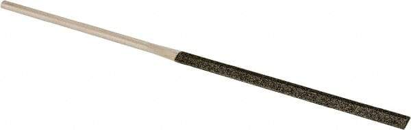 Value Collection - 5-1/2" OAL Fine Triangular Needle Diamond File - 11/64" Wide x 5/64" Thick, 2-3/4 LOC - USA Tool & Supply