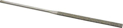 Value Collection - 5-1/2" OAL Coarse Equalling Needle Diamond File - 13/64" Wide x 3/64" Thick, 2-3/4 LOC - USA Tool & Supply