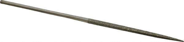 Value Collection - 5-1/2" OAL Coarse Square Needle Diamond File - 3/32" Wide x 3/32" Thick, 2-3/4 LOC - USA Tool & Supply