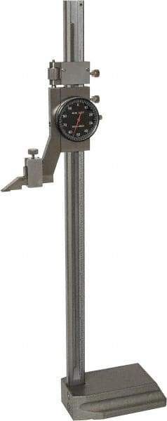 Value Collection - 12" Stainless Steel Dial Height Gage - 0.001" Graduation, Dial Display - USA Tool & Supply