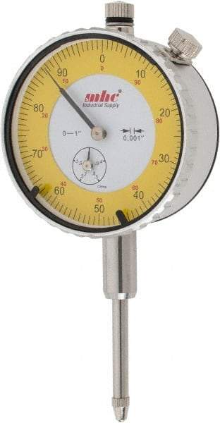Value Collection - 0.001" Graduation, 0-100 Dial Reading, Indicator & Base Kit - 0.55" Base Height, 2-1/4" Base Diam - USA Tool & Supply