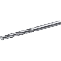 Walter-Titex - #3 130° Cobalt Jobber Drill - Bright Finish, Right Hand Cut, Spiral Flute, Straight Shank, 93mm OAL, VA Point - USA Tool & Supply