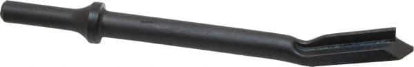 Value Collection - 1/2" Head Width, 7-1/4" OAL, 1-1/8" Shank Diam, Muffler Cutter Chisel - Round Shank, Steel - USA Tool & Supply