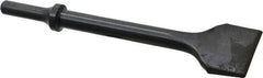 Value Collection - 1-1/2" Head Width, 6-1/2" OAL, Flat Chisel - Round Shank, Steel - USA Tool & Supply