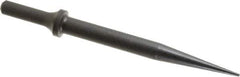 Value Collection - 6-1/2" OAL, Tapered Punch Chisel - Round Shank, Steel - USA Tool & Supply