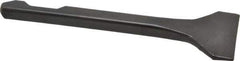 Value Collection - 3" Head Width, 7" OAL, 1/8" Shank Diam, Floor Scraper Chisel - Round Shank, Steel - USA Tool & Supply