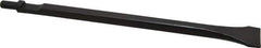 Value Collection - 1-3/8" Head Width, 12" OAL, 1/16" Shank Diam, Scaling Chisel - Round Shank, Steel - USA Tool & Supply