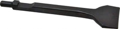 Value Collection - 2" Head Width, 7" OAL, 3/8" Shank Diam, Floor Scraper Chisel - Round Shank, Steel - USA Tool & Supply