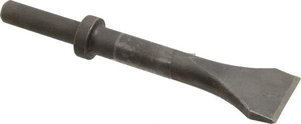 Made in USA - 2" Head Width, 9" OAL, Scaling Chisel - Round Drive, Round Shank, Alloy Steel - USA Tool & Supply