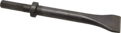 Made in USA - 2" Head Width, 9" OAL, Scaling Chisel - Hex Drive, Hex Shank, Alloy Steel - USA Tool & Supply