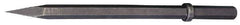 Made in USA - 1-1/8" Head Width, 20" OAL, 1-1/8" Shank Diam, Scaling Chisel - Hex Drive, Hex Shank, Alloy Steel - USA Tool & Supply