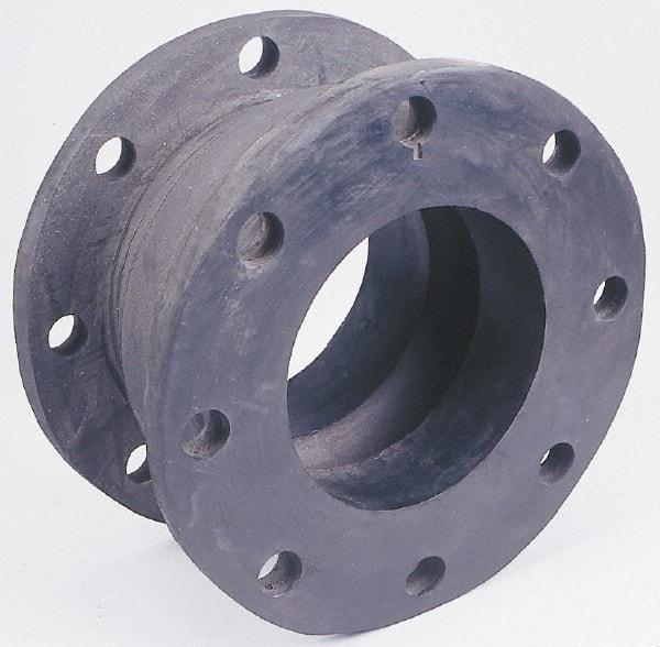 Unisource Mfg. - 8" Pipe, Chlorobutyl Wide Arch Pipe Expansion Joint - 6" Long, 3/4" Extension, 1-3/4" Compression, 225 Max psi, Flanged - USA Tool & Supply