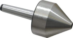 Interstate - MT2 Taper Shank, 2.48" Head Diam Live Center - 2.48" Head Length, 0.46" Point Diam, 1.42" Point Len, 396.83 Lb Max Workpc, 5.35" OAL, Bull Nose Point - USA Tool & Supply