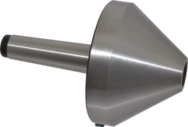 Interstate - MT4 Taper Shank, 5.04" Head Diam Live Center - 3.27" Head Length, 1.38" Point Diam, 2.44" Point Len, 1,433 Lb Max Workpc, 7.6" OAL, Bull Nose Point - USA Tool & Supply