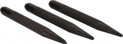 Value Collection - 3 Piece, 5/32", Pin Punch Set - Round Shank - USA Tool & Supply