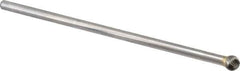 Atrax - 3/8" Cut Diam, 1/4" Shank Diam, Ball Head Single Cut Burr - Carbide, Radius End, 5/16" LOC, 6-5/16" OAL - USA Tool & Supply
