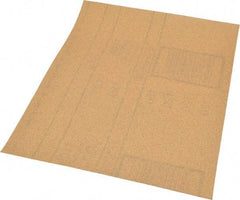3M - 120 Grit, Garnet Sanding Sheet - 11" Long x 9" Wide, Fine Grade, A Weighted Paper Backing - USA Tool & Supply