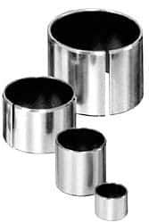 Bunting Bearing - 3/16" Inside x 1/4" Outside Diam, Steel Sleeve Bearing - 1/2" OAL - USA Tool & Supply