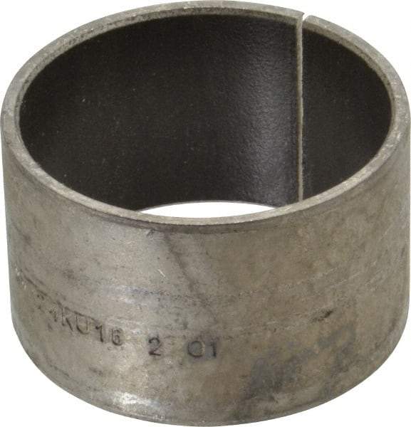 Bunting Bearing - 1-1/2" Inside x 1-21/32" Outside Diam, Steel Sleeve Bearing - 1" OAL - USA Tool & Supply