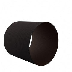 Made in USA - 80 Grit Aluminum Oxide Coated Spiral Band - 1-1/2" Diam x 1-1/2" Wide, Medium Grade - USA Tool & Supply