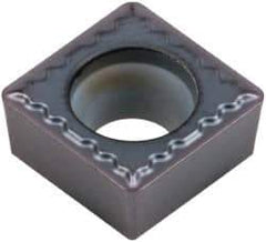 Kennametal - SCMT32.52 UF Grade KC5010 Carbide Turning Insert - TiAlN Finish, 90° Square, 3/8" Inscr Circle, 5/32" Thick, 1/32" Corner Radius - USA Tool & Supply