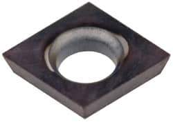 Kennametal - CDHB1.20.60.1 Grade KC5010 Carbide Turning Insert - TiAlN Finish, 80° Diamond, 5/32" Inscr Circle, 0.04 Thick, 0.002" Corner Radius - USA Tool & Supply