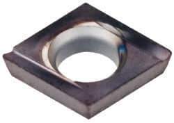 Kennametal - CDHH1.20.60.5 Grade KC5010 Carbide Turning Insert - TiAlN Finish, 80° Diamond, 5/32" Inscr Circle, 0.04 Thick, 0.0079" Corner Radius - USA Tool & Supply