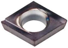 Kennametal - CDHH1.20.60.5 Grade KC5010 Carbide Turning Insert - TiAlN Finish, 80° Diamond, 5/32" Inscr Circle, 0.04 Thick, 0.0079" Corner Radius - USA Tool & Supply
