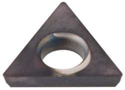 Kennametal - TDHB1.280.750.5 Grade KC5025 Carbide Turning Insert - TiAlN Finish, 60° Triangle, 0.1598" Inscr Circle, 3/64" Thick, 0.008" Corner Radius - USA Tool & Supply