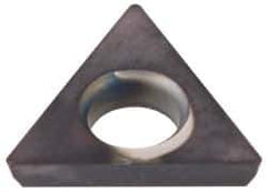 Kennametal - TDHB1.280.750.5 Grade KC5025 Carbide Turning Insert - TiAlN Finish, 60° Triangle, 0.1598" Inscr Circle, 3/64" Thick, 0.008" Corner Radius - USA Tool & Supply