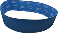 Norton - 6" Wide x 60" OAL, 60 Grit, Zirconia Alumina Abrasive Belt - Zirconia Alumina, Medium, Coated, X Weighted Cloth Backing, Series R823 - USA Tool & Supply