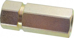 Parker - 1/2 Thread Steel Hydraulic Hose Check - 5,000 psi, 12 GPM - USA Tool & Supply