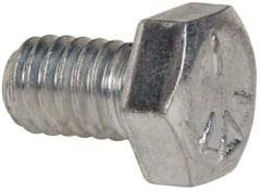 Value Collection - 5/16-18 UNC, 1/2" Length Under Head Hex Head Cap Screw - Fully Threaded, Grade 5 Steel, Zinc-Plated Finish, 1/2" Hex - USA Tool & Supply