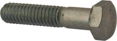 Made in USA - 5/16-18 UNC, 1-1/2" Length Under Head Hex Head Cap Screw - Partially Threaded, Grade 5 Steel, Zinc-Plated Finish, 1/2" Hex - USA Tool & Supply