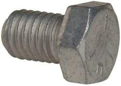 Made in USA - 1/2-13 UNC, 3/4" Length Under Head Hex Head Cap Screw - Fully Threaded, Grade 5 Steel, Zinc-Plated Finish, 3/4" Hex - USA Tool & Supply