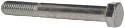 Value Collection - 1/2-13 UNC, 4" Length Under Head Hex Head Cap Screw - Partially Threaded, Grade 5 Steel, Zinc-Plated Finish, 3/4" Hex - USA Tool & Supply