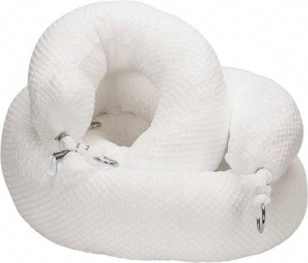 Brady SPC Sorbents - 32 Gal, 10' Long, 5" Diam, Boom - Oil Only, White - USA Tool & Supply