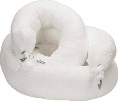 Brady SPC Sorbents - 32 Gal, 10' Long, 5" Diam, Boom - Oil Only, White - USA Tool & Supply