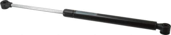 Value Collection - 0.32" Rod Diam, 0.75" Tube Diam, 120 Lb Capacity, Fixed Force Gas Spring - 15.25" Extended Length, 5" Stroke Length, Plastic Ball Socket, Black Nitride Piston - USA Tool & Supply
