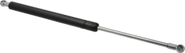 Value Collection - 0.32" Rod Diam, 0.75" Tube Diam, 120 Lb Capacity, Fixed Force Gas Spring - 15.25" Extended Length, 5" Stroke Length, Metal Socket, Black Nitride Piston - USA Tool & Supply