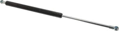 Value Collection - 0.32" Rod Diam, 0.75" Tube Diam, 20 Lb Capacity, Fixed Force Gas Spring - 17" Extended Length, 6" Stroke Length, Metal Socket, Black Nitride Piston - USA Tool & Supply