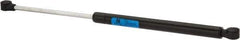 Value Collection - 0.32" Rod Diam, 0.75" Tube Diam, 90 Lb Capacity, Fixed Force Gas Spring - 17" Extended Length, 6" Stroke Length, Plastic Ball Socket, Black Nitride Piston - USA Tool & Supply