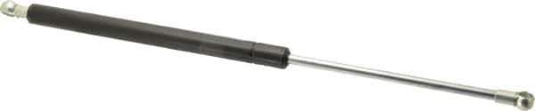Value Collection - 0.32" Rod Diam, 0.75" Tube Diam, 90 Lb Capacity, Fixed Force Gas Spring - 17" Extended Length, 6" Stroke Length, Metal Socket, Black Nitride Piston - USA Tool & Supply