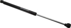 Value Collection - 0.32" Rod Diam, 0.75" Tube Diam, 120 Lb Capacity, Fixed Force Gas Spring - 17" Extended Length, 6" Stroke Length, Plastic Ball Socket, Black Nitride Piston - USA Tool & Supply