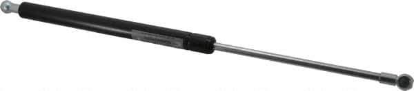 Value Collection - 0.32" Rod Diam, 0.75" Tube Diam, 120 Lb Capacity, Fixed Force Gas Spring - 17" Extended Length, 6" Stroke Length, Metal Socket, Black Nitride Piston - USA Tool & Supply
