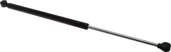 Value Collection - 0.32" Rod Diam, 0.75" Tube Diam, 20 Lb Capacity, Fixed Force Gas Spring - 19.63" Extended Length, 7" Stroke Length, Plastic Ball Socket, Black Nitride Piston - USA Tool & Supply