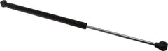 Value Collection - 0.32" Rod Diam, 0.75" Tube Diam, 20 Lb Capacity, Fixed Force Gas Spring - 19.63" Extended Length, 7" Stroke Length, Plastic Ball Socket, Black Nitride Piston - USA Tool & Supply